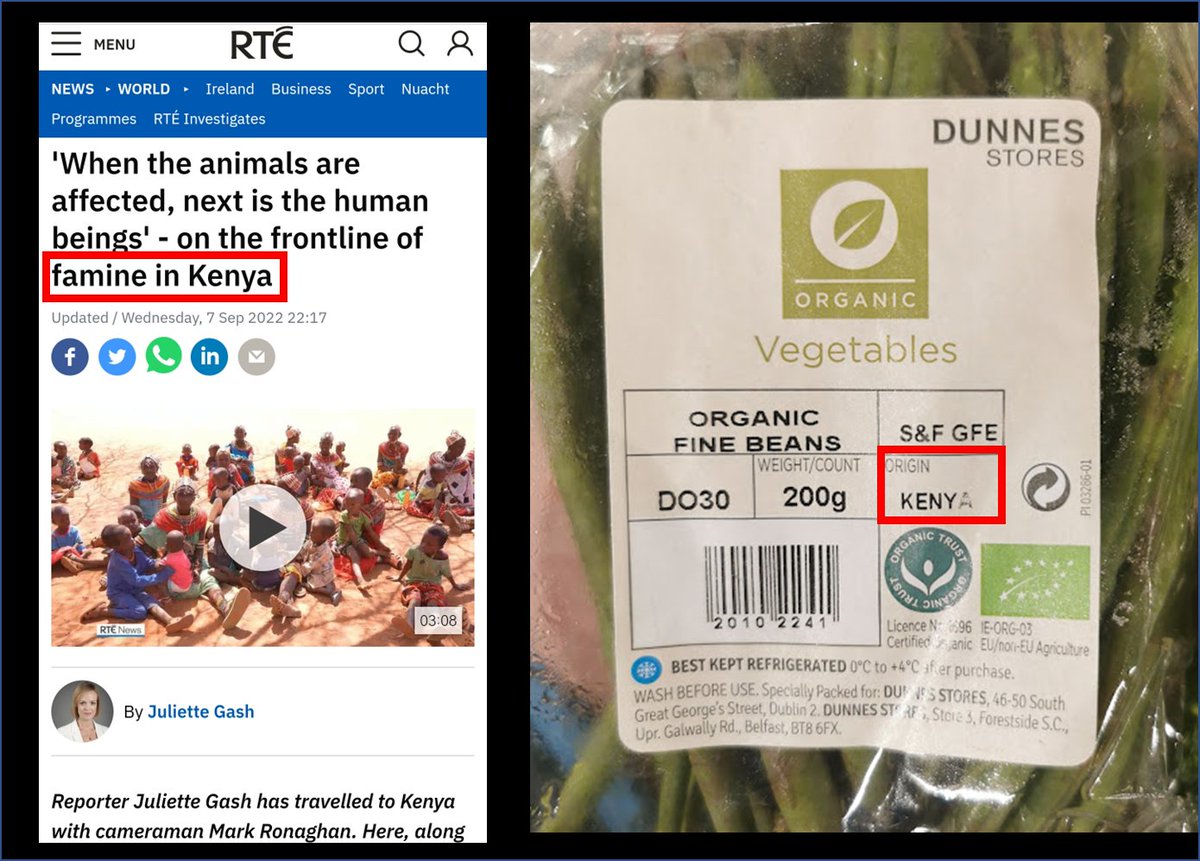 davebeechersoil's tweet photo. For sale @dunnesstores in Bishopstown, Cork.🤦‍♂️🤐
Can someone please explain the disconnect @JulietteGash @rtenews
#Aid in one door #Food out the other.
Why is this cycle on constant repeat?
Our #EconomicModel is not fit for purpose!
#Famine #Kenya
#Climate for #Exploitation https://t.co/I7Hc1lb6K6