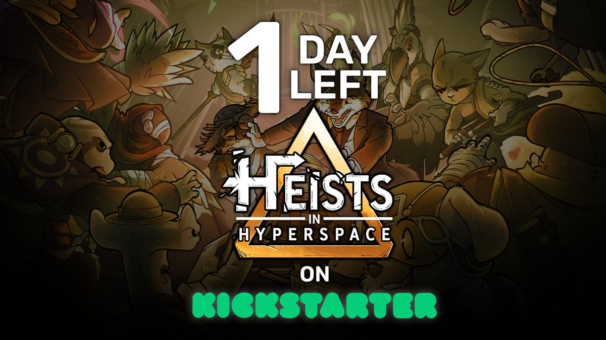 timeloopgames's tweet photo. FINAL DAY TO PLEDGE AND SUPPORT THE GAME!

https://t.co/73k8xKhyva

🔸#HeistsInHyperspace #boardgames #cardgames
#kickstarter #crowdfundingcampaign https://t.co/Mhr5mFlyy9