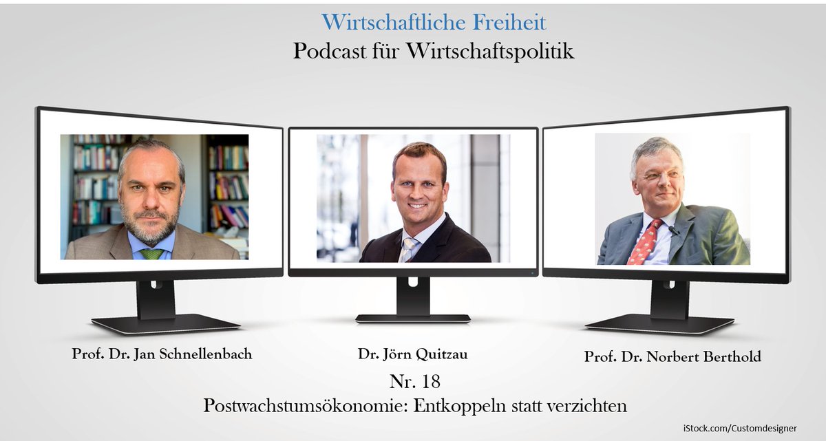 wirtschaftfreih's tweet photo. @heikelehner Podcast
#Postwachstumsökonomik
Entkoppeln statt verzichten
Ein Gespräch zwischen Prof. Dr. Jan @schnellenbachj (BTU), Prof. Dr. Norbert #Berthold (JMU) und Dr. Jörn #Quitzau (Berenberg)
https://t.co/eJVuCJkUqh https://t.co/4cCaKRWceg