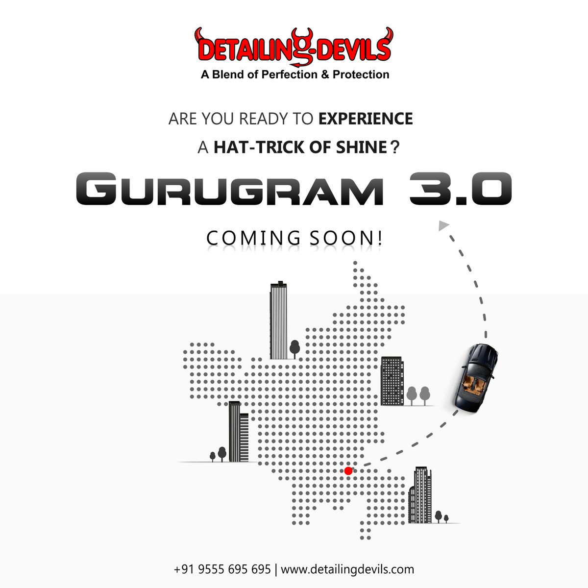 detailingdevils's tweet photo. 🤩We're excited to announce that #DetailingDevils will be opening a new #franchise in #Gurugram 3.0 this month!
Our team of professional detailers will make sure your vehicle looks its best.

☎Call/WhatsApp: +91 9555 695 695
🌐Website: https://t.co/sNC5e7DJom https://t.co/wN5PVPO3rS