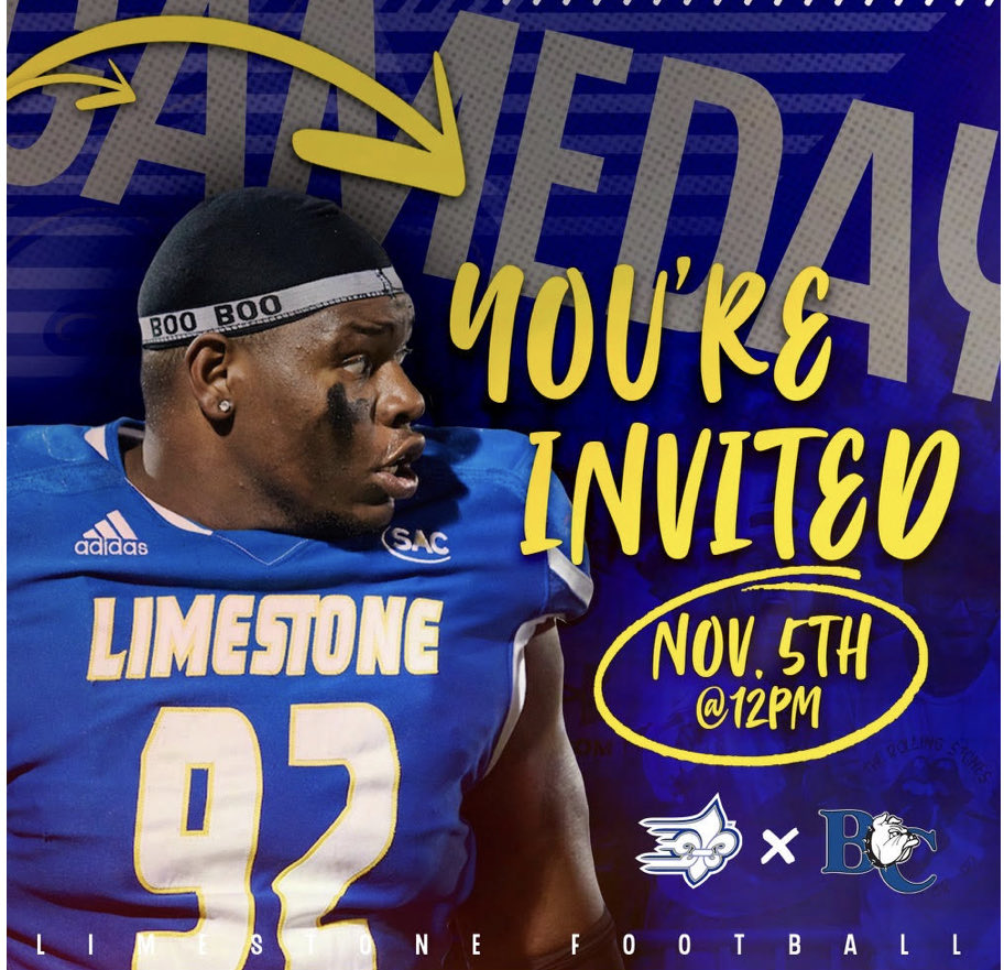 chrishoops22's tweet image. Blessed to receive an invite for my first college visit at Limestone University @LimestoneFB thank you @coachfurrey