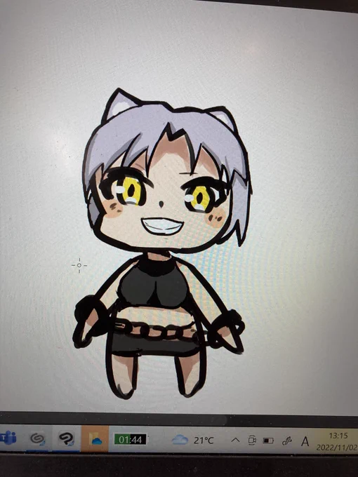 暇だから学校で描いたオリキャラ 