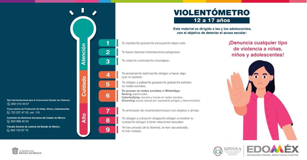 Conalep_Edomex's tweet photo. Es importante estar atentos a los signos de alerta que pueden presentar niñas, niños y adolescentes cuando sufren 
#AcosoEscolar 
#noalacosoescolar 
#OrgullosamenteCONALE https://t.co/QWqoscSLBi