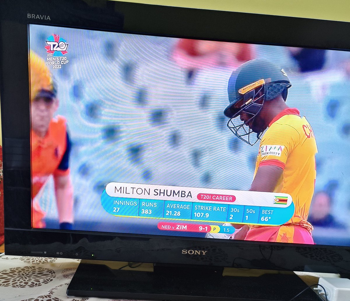 When you have hard code values in your code, Showing #Chakabva as #Shumba 
#T20WorldCup #T20worldcup22 #T20WorldCup2022 #ZIMvNED #NEDvZIM
#ZIMvsNED #NEDvsZIM 
#Cricket #CricketTwitter #ICCT20WorldCup2022