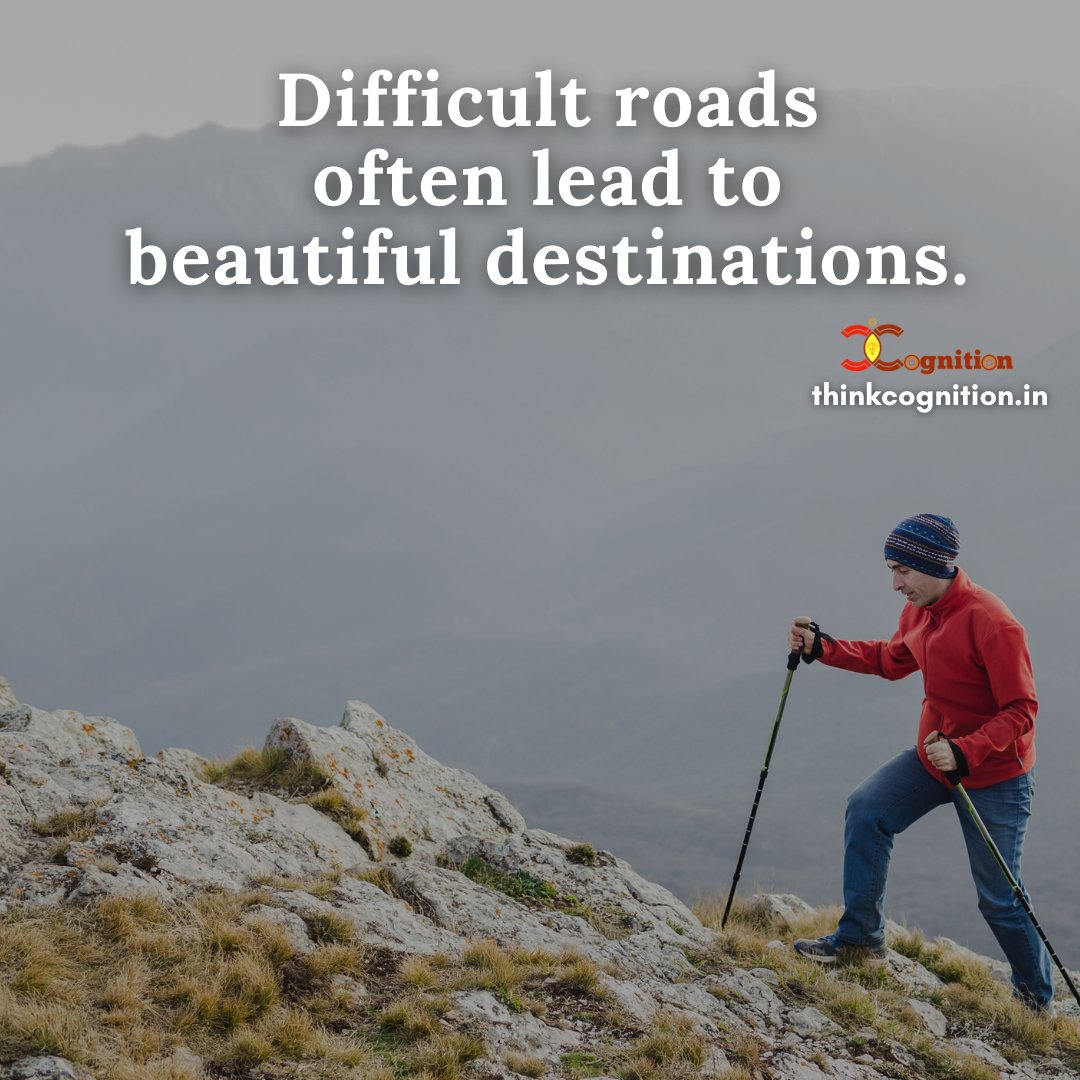 cjskcognition's tweet photo. Difficult roads....

 #cognition #productivity #motivation #goals #quotesdaily #life https://t.co/qNd0OWWgkE