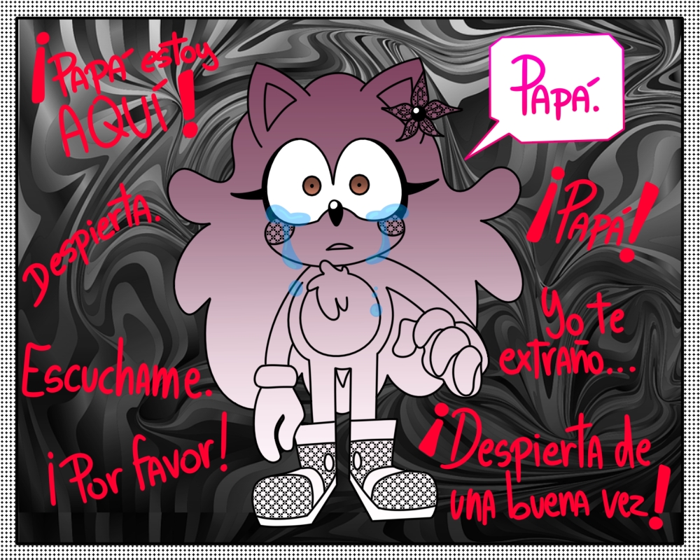 MJUI99096051's tweet photo. Nunca te va a oír desde donde estas... #kojinkasonic #sonic_exe #Sonic #mini_comic
@Little_Geecko https://t.co/23DnA9IZE9