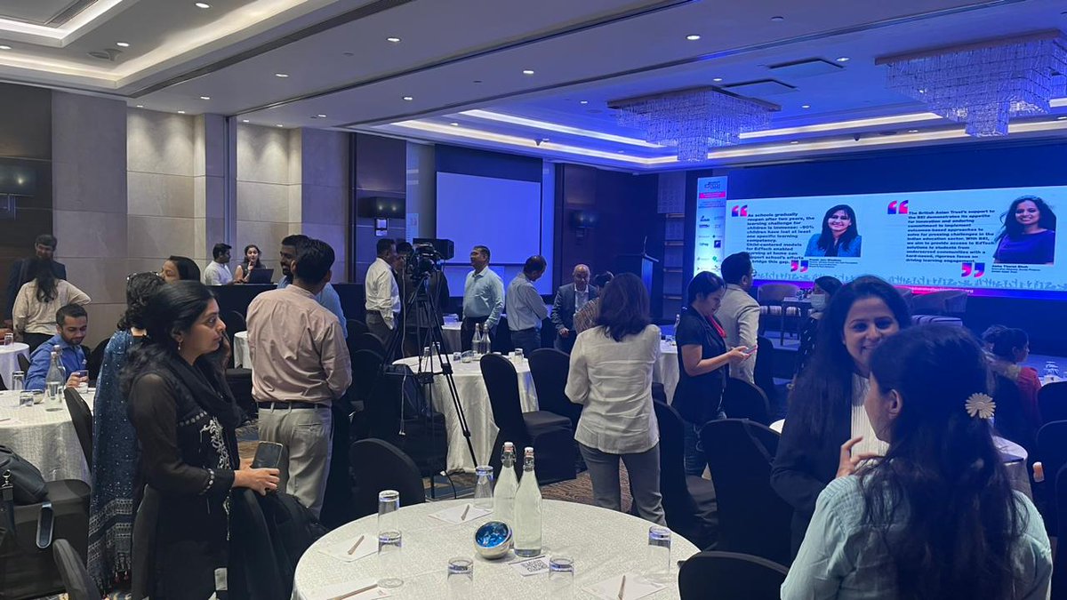 EdtechBharat's tweet photo. We look forward to insightful discussions today at the #BEI flagship conference to build #EdTech scalability for #Bharat. 

#BEIConference2022 #EdTechforBharat https://t.co/rQewX5DSUj