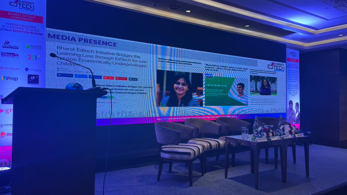 EdtechBharat's tweet photo. We look forward to insightful discussions today at the #BEI flagship conference to build #EdTech scalability for #Bharat. 

#BEIConference2022 #EdTechforBharat https://t.co/rQewX5DSUj