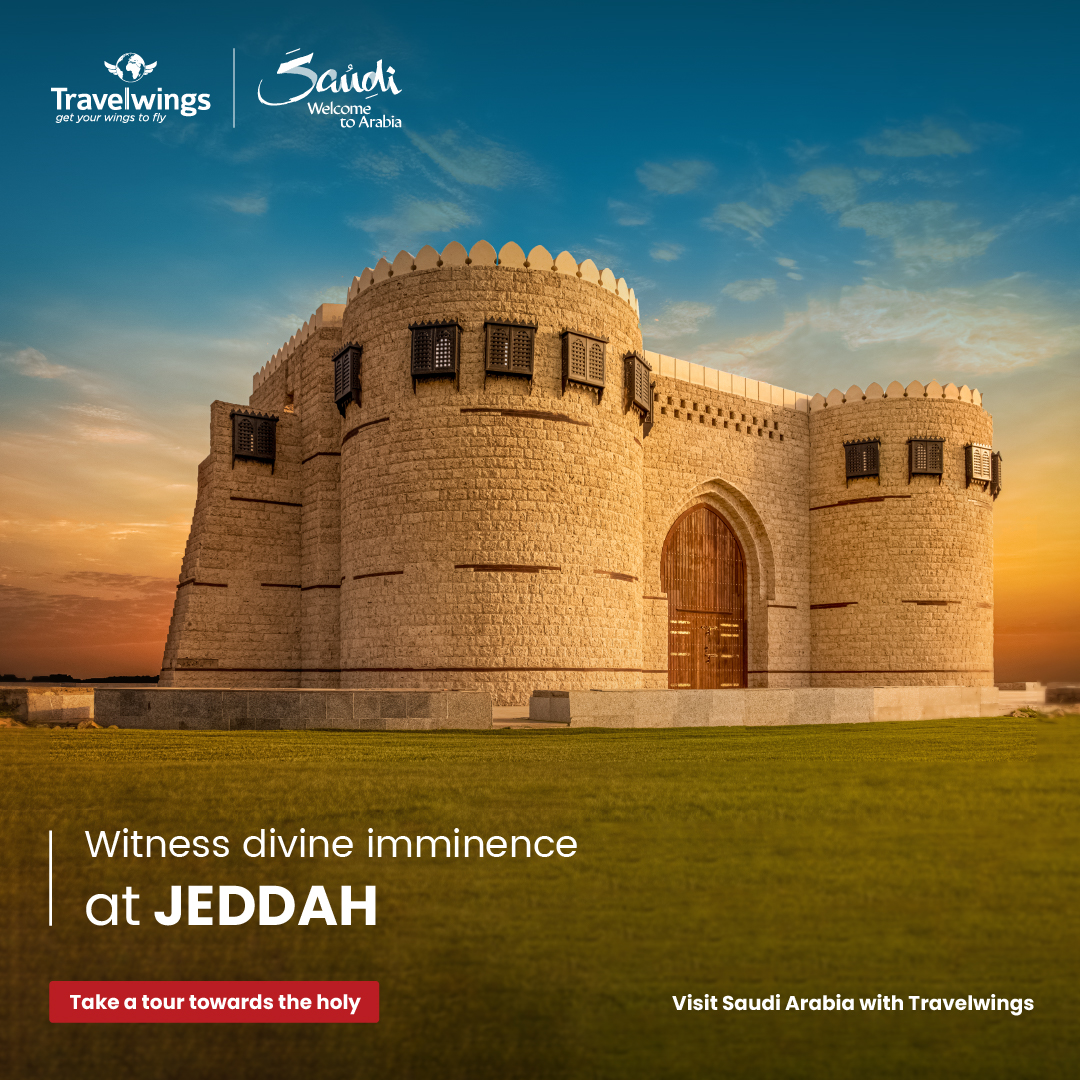 travelwingsuae's tweet photo. #Jeddah is a land that speaks of #divinity and unparalleled beauty. Travel to Jeddah with Travelwings. Book your tickets today at https://t.co/DYN8KD4z2T
#JeddahSaudiArabia #jeddah_city #jeddahseason #saudiarabia #traveltheword #traveladdict #experiencesaudi #saudiadventure https://t.co/mt8ubCC8Gf