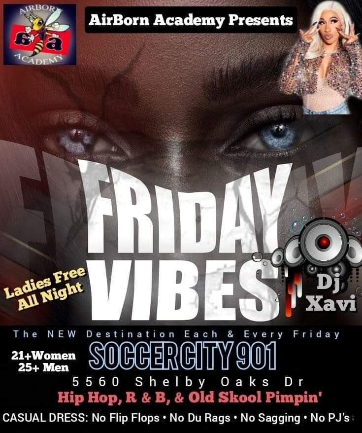 aBaJMane's tweet photo. This Friday Night AirBorn Academy  Presents Good Vibe Fridays….. I’m Letting ALL THE LADIES In Free @ ⚽️ City . Come Out &amp; Listen To Some Music, Vibe, Eat &amp; Grab Some 2 For 1 Drinks 🥤. https://t.co/DYryVyFcE8