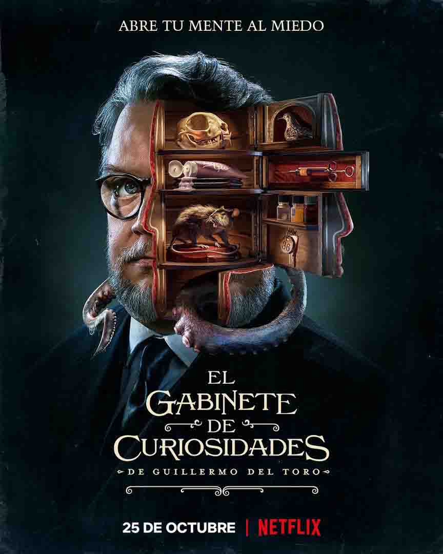 fransgglez's tweet photo. EL GABINETE DE CURIOSIDADES del GRAN CINEASTA y MÆSTRE del género de la FANTASÍA de TERROR NEO-NOIR GUILLERMO DEL TORO es una OBRA DE ARTE.

Sus entradas y presentaciones de sus capítulos me recuerdan a la serie del GRAN MÆSTRE del TERROR PSICÓLOGICO ALFRED HITCHCOCK PRESENTA. https://t.co/6yA8vDBW4x