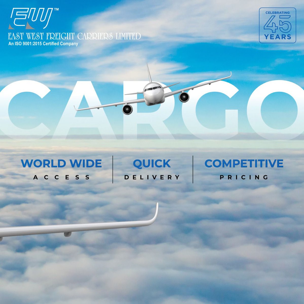 ewfclmumbai's tweet photo. With global access, speedy #delivery, and affordable pricing, #EWFCL offers the #FASTEST and #RELIABLE #airfreight service. Contact us to learn more about our advantageous offers. https://t.co/TetVboS69T