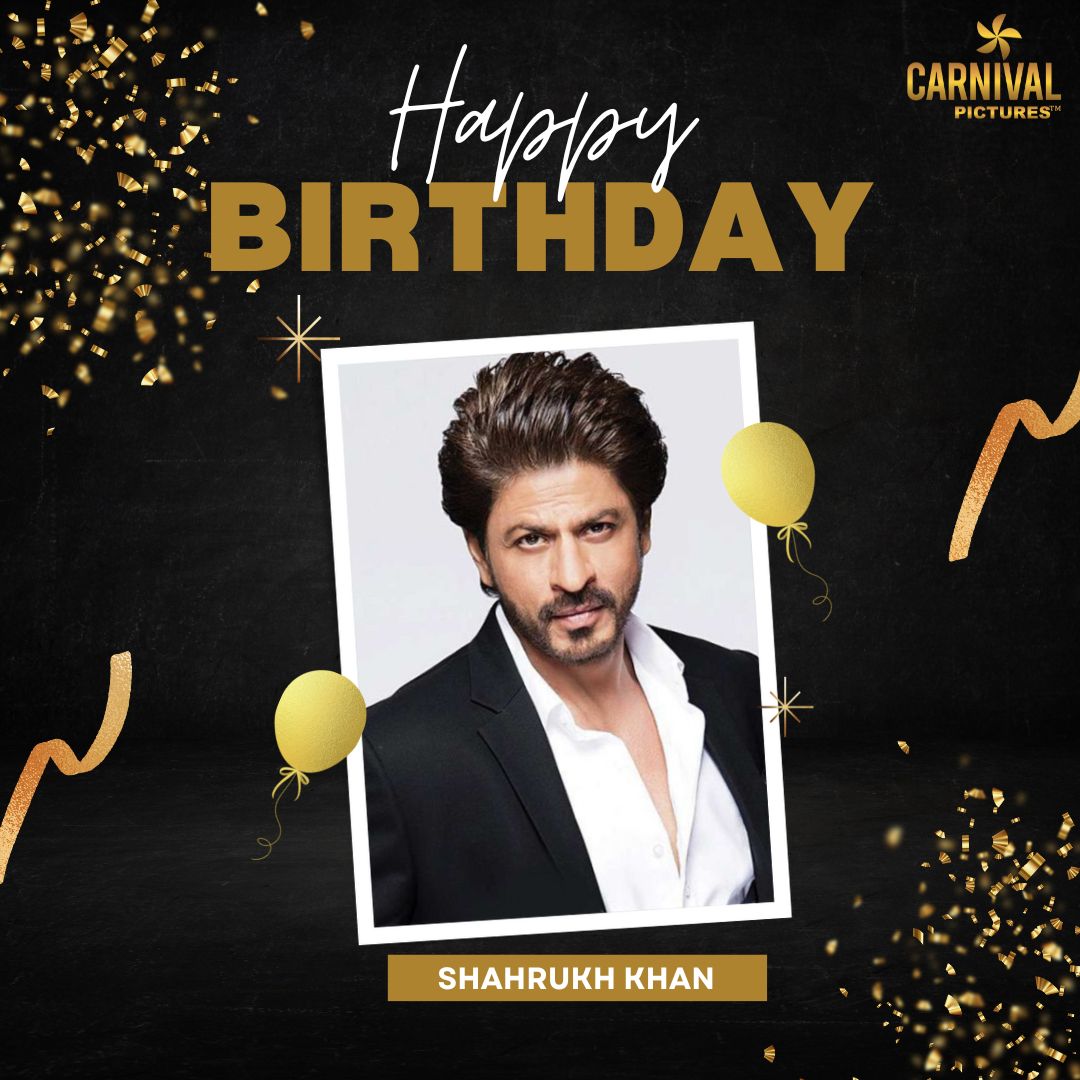 CarnivalMP's tweet photo. Wishing a Very Happy Birthday to the King of Romance ❤️, the Badshah, the ever Dashing and Handsome, Ultimate King of Bollywood @iamsrk 👑🙌
#HappyBirthdaySRK #HappyBirthdayShahRukhKhan #KingKhan #icon #Inspiration #King #UltimateKing #Romance #heartthrob #carnivalmotionpictures https://t.co/rq8MLbGwGI
