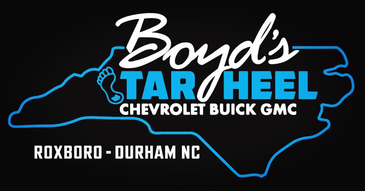 cbboydcars's tweet photo. The Boyd Automotive Group has added Boyd’s Tar Heel Chevrolet Buick GMC to our network of dealerships. Proudly serving Roxboro, Durham, Chapel Hill, Hillsborough &amp; surrounding areas. Tar Heel Chevrolet has been in business since 1937 providing great customer service for 85 years. https://t.co/mquIRcuA1S