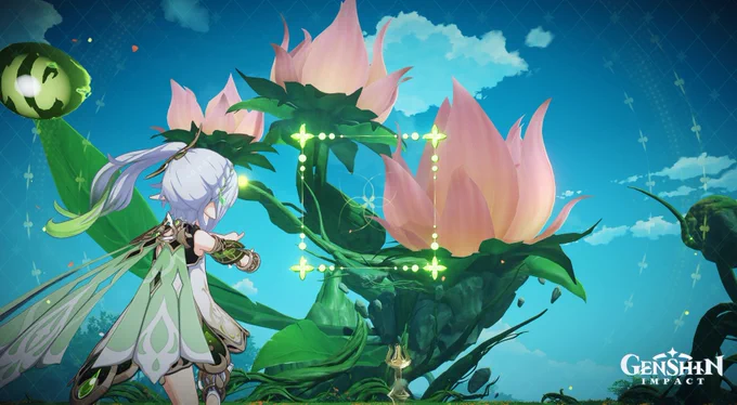 nahida and the teapot realm are so pretty!?!  