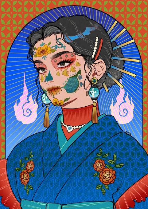 Dia de los Muertos#死者の日 #DayoftheDead #DiaDeMuertos #DiaDeLosMuertos 