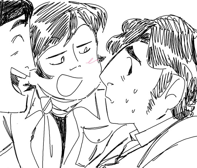 POV you are watching Hongo sweat as Taki and Hayato convince him he's worthy of love 