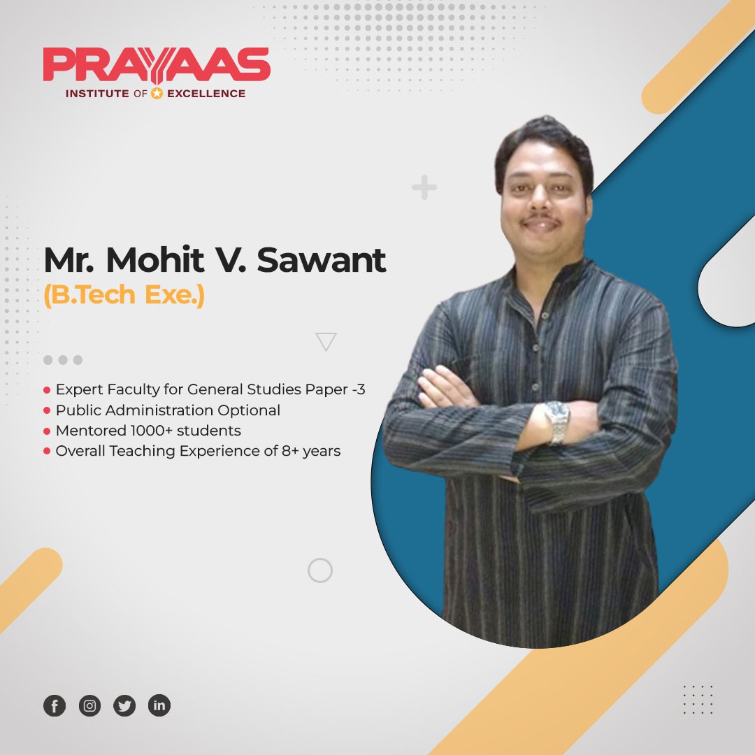PrayaasE's tweet photo. PRAYAAS an institution with the best professors who have an extensive experience in IAS coaching. Join PRAYAAS Institution of Excellence if you are IAS Aspirant. 
.
.
#prayaasinstitute #founder #director #pune #maharashtra #india #upsc #upscmotivation #upscaspirants #upscexam https://t.co/0CfouyEzHL