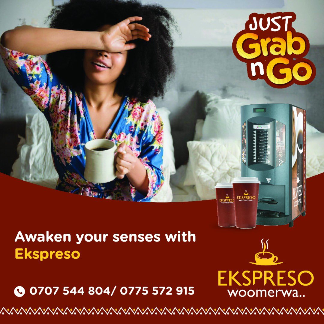 Ekspreso_W's tweet photo. Wake up with a delicious cup of coffee to brighten your day. 

Simply contact us at 0707 544 804/ 0775 572 915
Or Email: ekspreso.woomerwa@gmail.com for more information. 

#Ekspreso #Woomerwa https://t.co/Sqh56K9Vct
