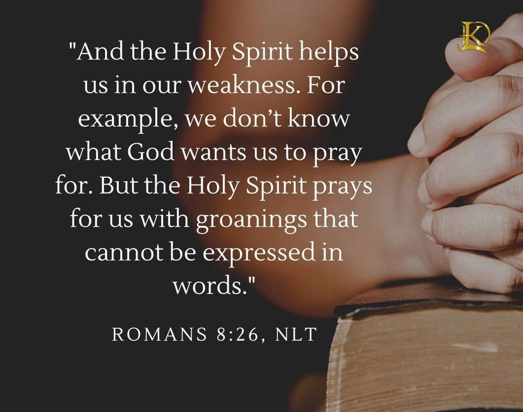 kl_dickson's tweet photo. As a believer, you are not left to your own resources; even when you don't know how to pray, the Holy Spirit prays with and for you and God answers.
May the Holy Spirit intercede for you today and your prayers be answered in Jesus' Name
#BreakthroughPrayer
#GodOfGoodness https://t.co/3EEdeqcLzN