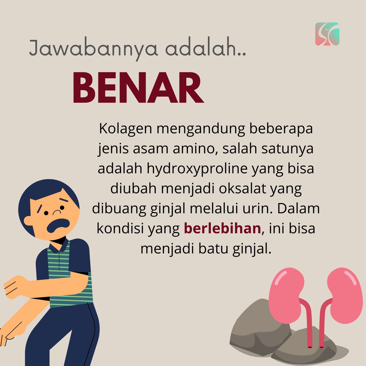IndonesiaSecan's tweet photo. #colagen #batuginjal #colagenmenyebabkanbatuginjal #penyakitbatuginjal #konsumsicolagen #suplemencolagen #efeksampingcolagen https://t.co/GWl3K9hYC3