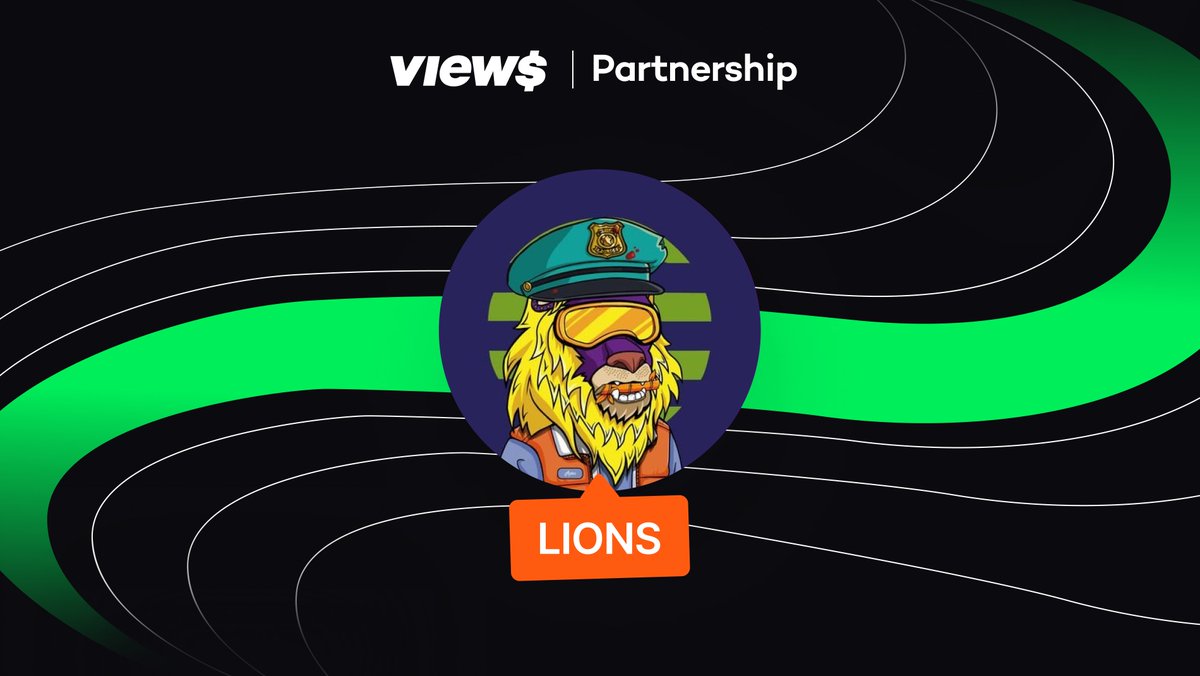 LIONS 🤝 Views 

Welcome to the Views ecosystem, <a href="/LionsNFT999/">LIONS🦁</a>.