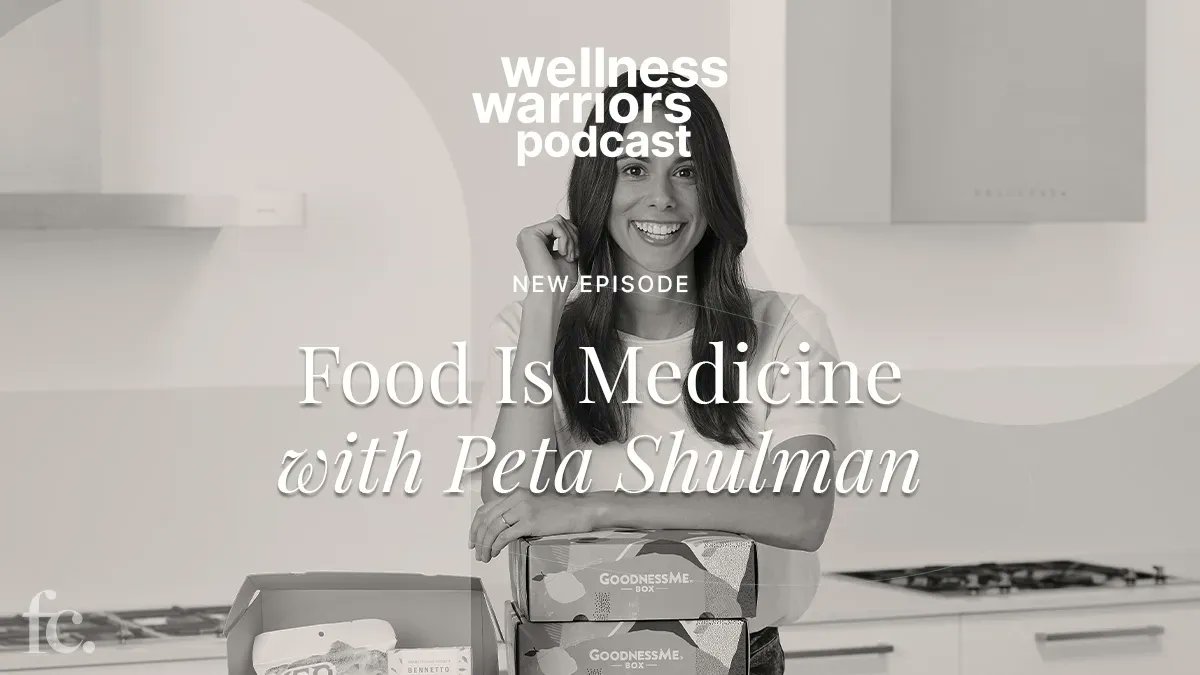 On the latest Wellness Warriors podcast <a href="/imfelicitycohen/">Felicity Cohen</a> chats with the incredible Peta Shulman, CEO and Founder of health food shop, <a href="/GoodnessMeBox/">GoodnessMe Box</a> about the concept of ‘food as medicine’. Listen now bit.ly/3sAWrUA #wlsa #wlsaust #felicitycohen #podcast