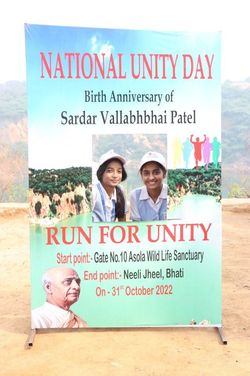 DMSouthDelhi's tweet photo. A 4 km run was flagged by District Magistrate South on the occasion of birth Anniversary of Sardar Vallabhbhai Patel on 31 October 22 from Asola wildlife sanctuary to Neeli jheel in the presence of Officials from Forest department,Revenue,DDMA South
@LtGovDelhi @divisionalcomm3 https://t.co/Il03gSoeIa