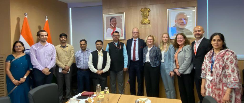 Glad to announce the creation of ‘India-Norway Task Force on Energy’, co-chaired by @NorwayAmbIndia and JS @DDjagdale @mnreindia! Fruitful discussions held on potential joint projects. Look forward to strengthening our cooperation on #hydrogen, #renewables & more! @MayElinStener