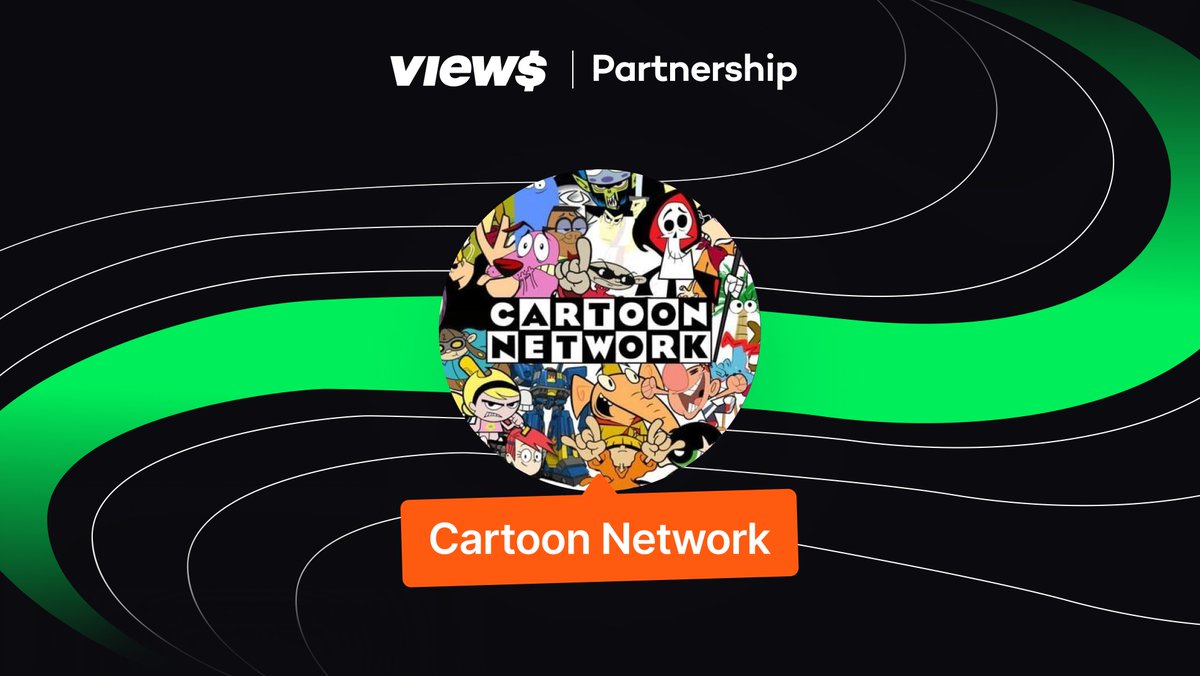 Cartoon Network 🤝 Views 

Welcome to the Views ecosystem, @CNetworkV.