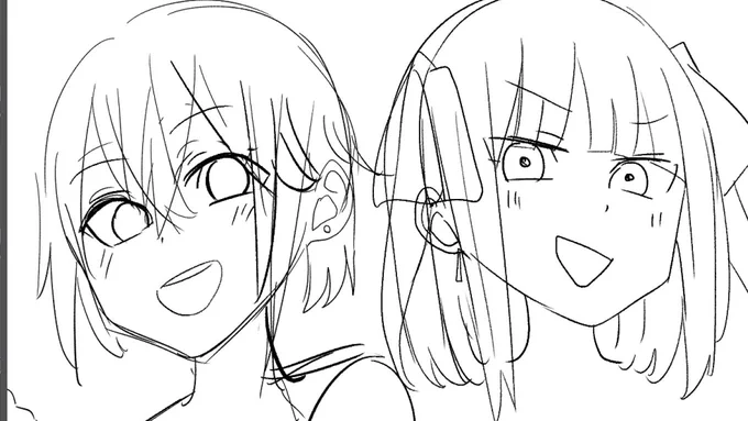 手癖で記念絵を描く 