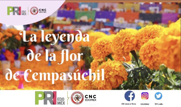 CNCEdodeMex's tweet photo. Xóchitl y Huitzilin, un romance del cual nació la flor del cempasuchil.

En esa flor, se reposó un colibrí en el centro. 
La pequeña ave era Huitzilin, y apenas él llegó, la flor se abrió en 20 pétalos. 
El encanto de Tonatiuh mantuvo la unión de Xóchitl y Huitzilin toda la vida. https://t.co/gKYPn1NGel