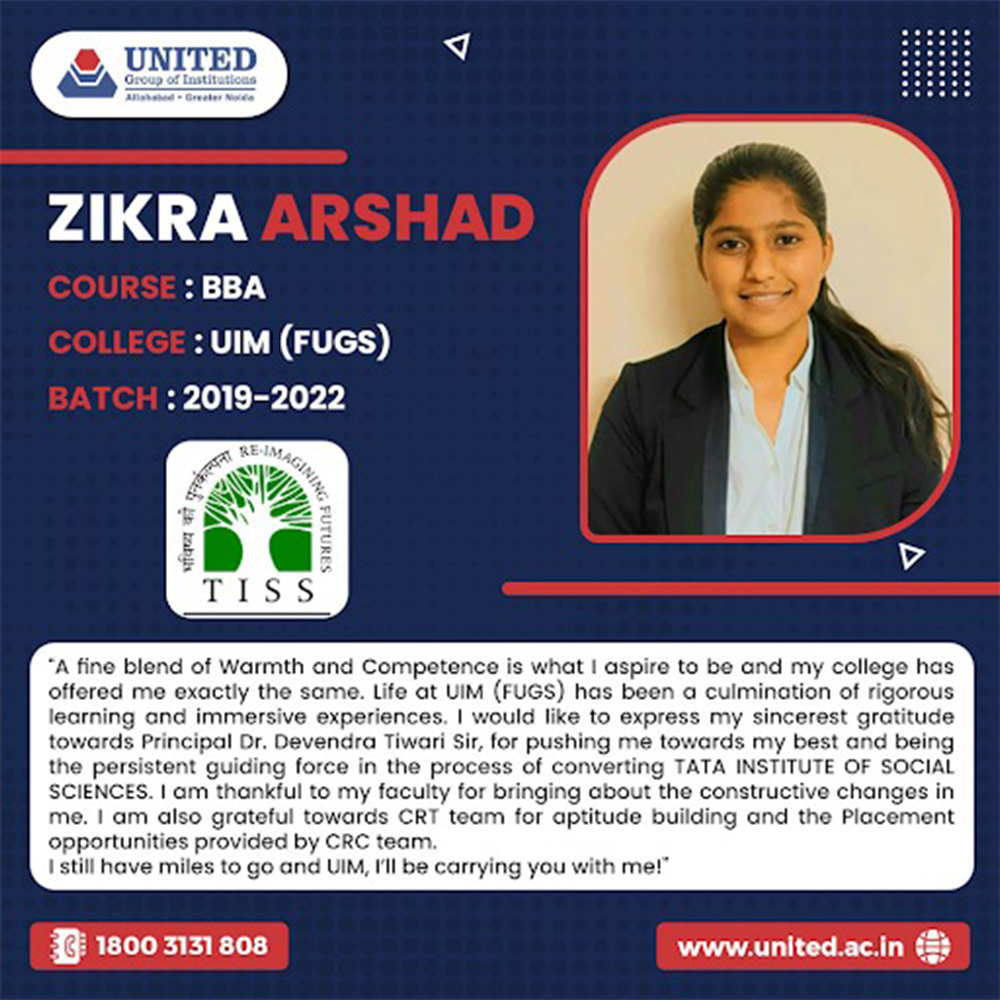 theugiindia's tweet photo. Zikra Arshad, student of #BBA has successfully completed her course from #UIM, (#FUGS). She worked dedicatedly towards her #academicgoals to achieve #successfulfuture.
Enhance your #career like Zikra, enroll now & be ready to grab #emergingopportunities.
https://t.co/iQ2HrXnPGm https://t.co/x08RrNv2eX