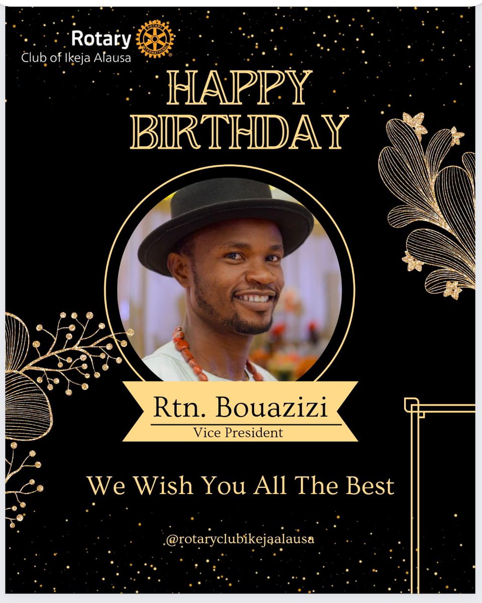 rcikejaalausa's tweet photo. The best of your life has yet to come, embrace it, be confident, and embark on a future of limitless possibilities and opportunities. Warmest wishes to you on your very special day.
Happy Birthday Rotarian @bouazizi01 
#birthday #buga #rotaryintenational https://t.co/plW2bhsBY5