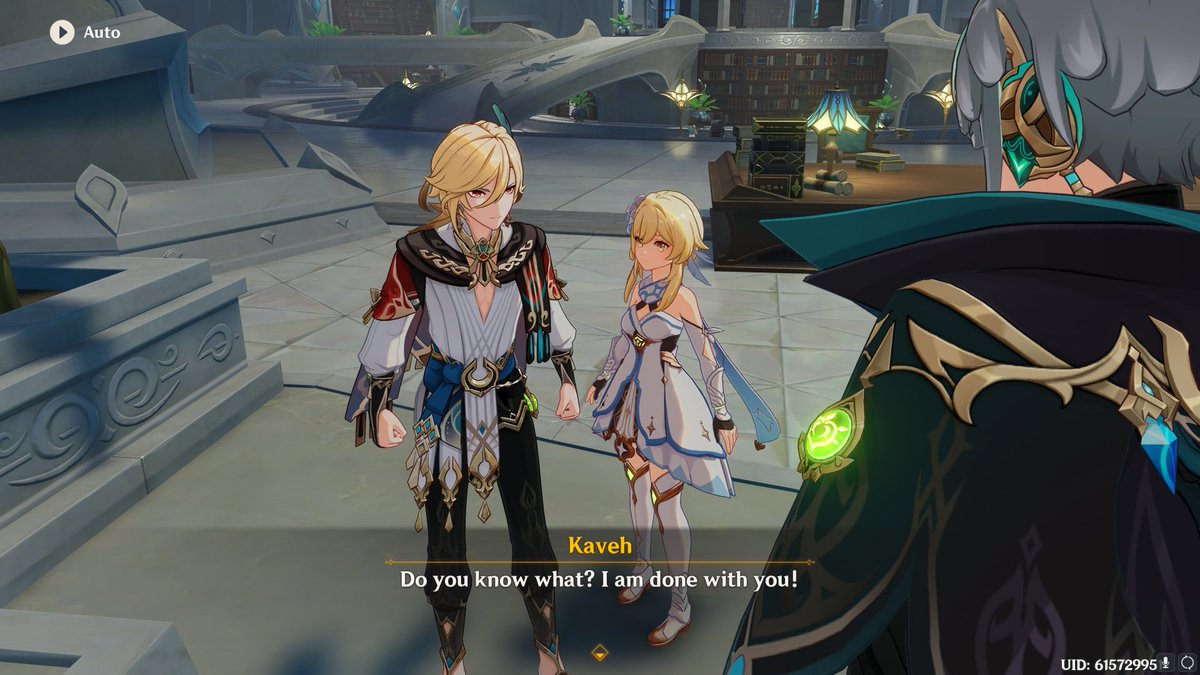 haikavehtimely's tweet photo. //3.2 story spoiler

They're here!! Alhaitham &amp; Kaveh interactions😭💕Bickering old married couple!!! Screenshots from the haikaveh server🥹 https://t.co/aEal2JN3Wv