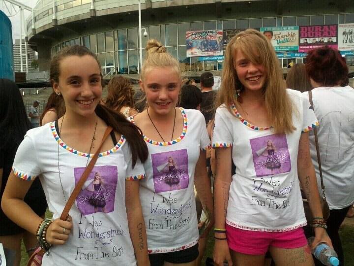Kira_Font's tweet photo. Growing up and seeing @taylorswift13 through the years! 2012, 2013, 2015 &amp; 2018. Waiting patiently for Aus tix for the Eras Tour! Can’t wait to see her perform again (and yes I still have the tops we made for the Speak Now &amp; Red tours 😂) ❤️❤️❤️ @taylornation13 #TSTheErasTour https://t.co/Me7rNnWAH8