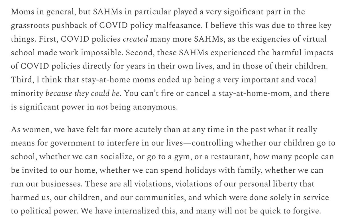 LauraPowellEsq's tweet photo. I know several moms of young children who, like me, were forced by lockdowns to cut back or quit working and have now channeled that energy into advocacy. They came after the kids too hard and awakened some sleeping lioness.
https://t.co/6u6Xrh4nrE https://t.co/ZU2WwhkWn8