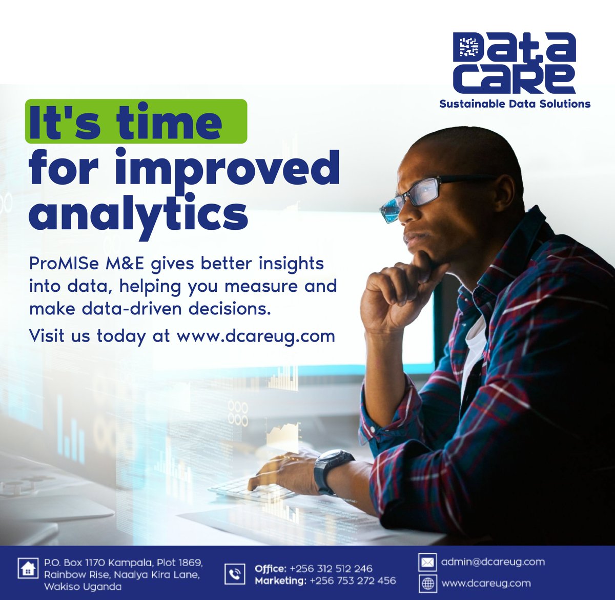Dcareug's tweet photo. Better analytics can help you plot a road map to an end goal by helping you realize what inputs will get you that result. Create your custom M&amp;E framework today with Data Care
https://t.co/zVqhsujcvA   
#LetsAdvance
#DataCare
#DataSolutions https://t.co/SRhWT7y4DZ
