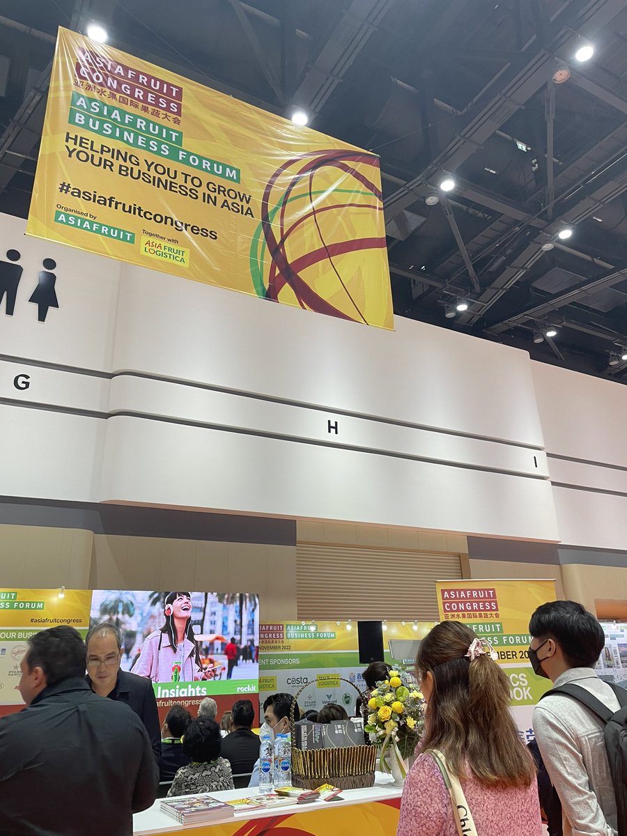 HTran215's tweet photo. #asiafruitconference BKK 2022 https://t.co/jhc4tePMKP