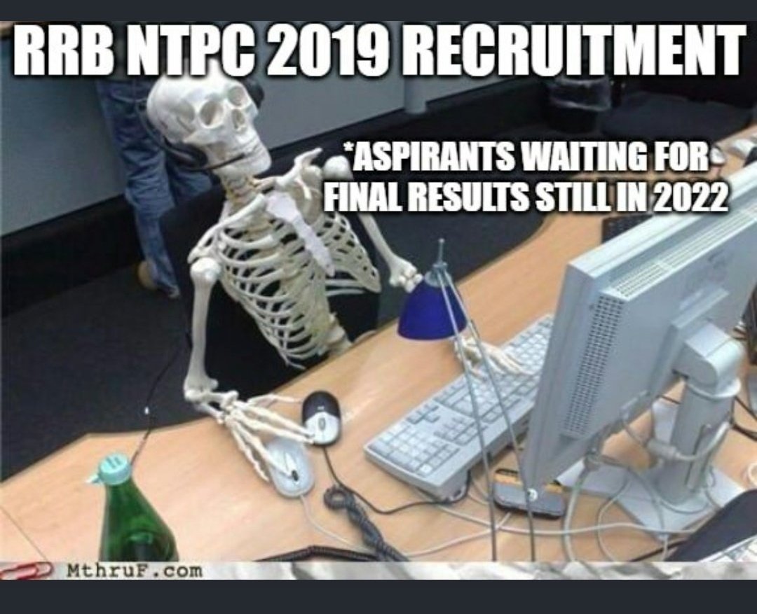 RakeshM10061996's tweet photo. #Save_RrbNtpc_Students_Life
RRB NTPC 2019 process
Notification released on Feb 2019
Tier 1 conducted Dec 2020 to July 2021 Tier 2 conducted May 2022
3.5 years already completed no one know where is typing result of level 5, and 2
#Save_RrbNtpc_Students_Life
@AshwiniVaishnaw https://t.co/CZcYVpkSjW