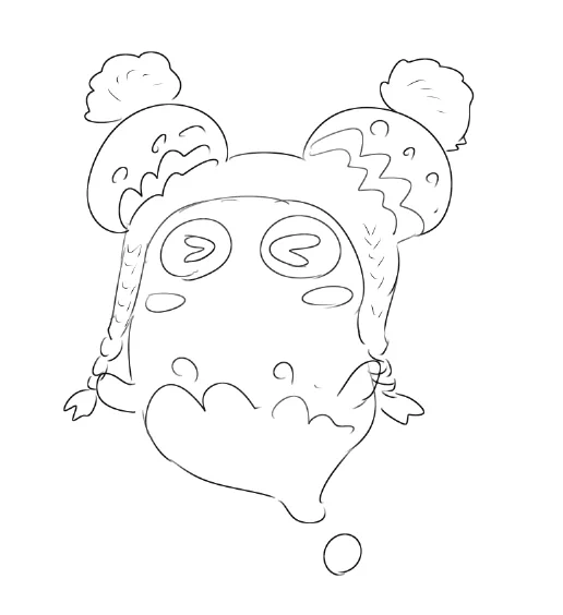 冬のおぼうしもらったピ 