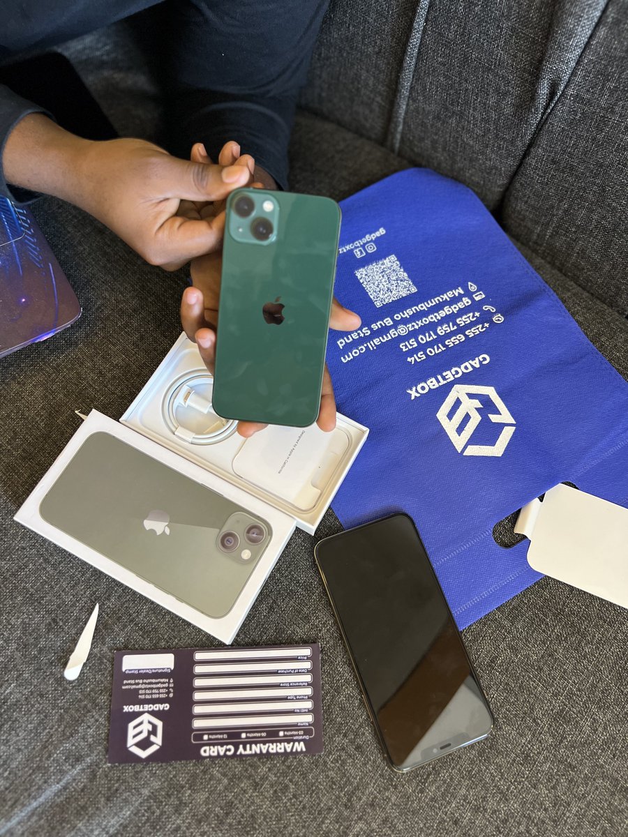 gadgetboxtz's tweet image. UNBOXED &amp;amp; READY TO USE✅

iPhone 13 Plain🇺🇸
128GB
Tshs. 2,000,000/=

📍Makumbusho Bus Stand
📲+255 655 170 514