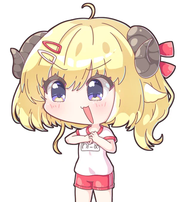 #つのまきあーと#ホロ赤組 