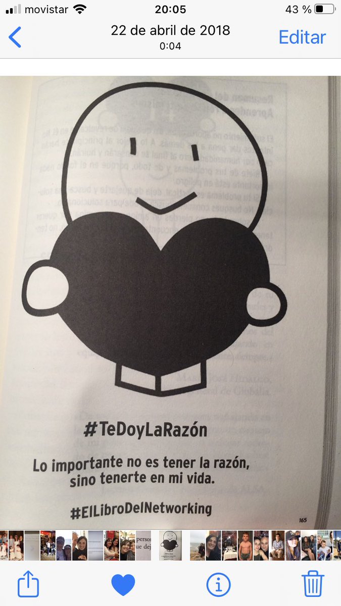 Ysifueraposible's tweet photo. #Esoll A veces no merece la pena discutir y querer demostrar que tenemos la razón, porque lo realmente importante es mantener en tu vida a la otra persona y no permitir que las diferencias nos separen (📷de #ElLibroDelNetworking de ⁦@cipriquintas⁩ 😍) 
#FelizMiercoles 😘♥️ https://t.co/wX2a0DfNf1