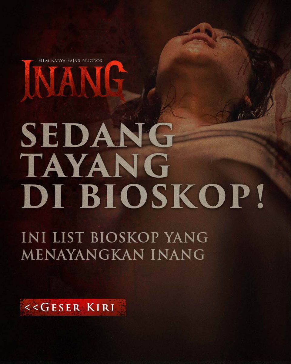 filminang's tweet photo. Di tengah hari kerja kangen orang tua. 
Yuk nonton Inang aja. 

Pengen lebih bersyukur sama hidup yang gini-gini aja.
Yuk nonton Inang aja. 

Inang sedang tayang, beli tiketnya sekarang!

#Inang https://t.co/0qSjb4F9iw