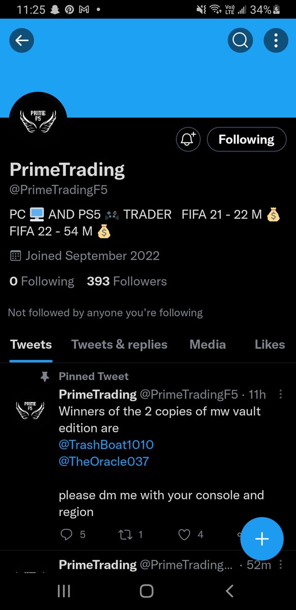 Hunty1310's tweet photo. @PrimeTradingF5 Done hope I win and best of luck to everyone else who entered https://t.co/eaeHymCFD4
