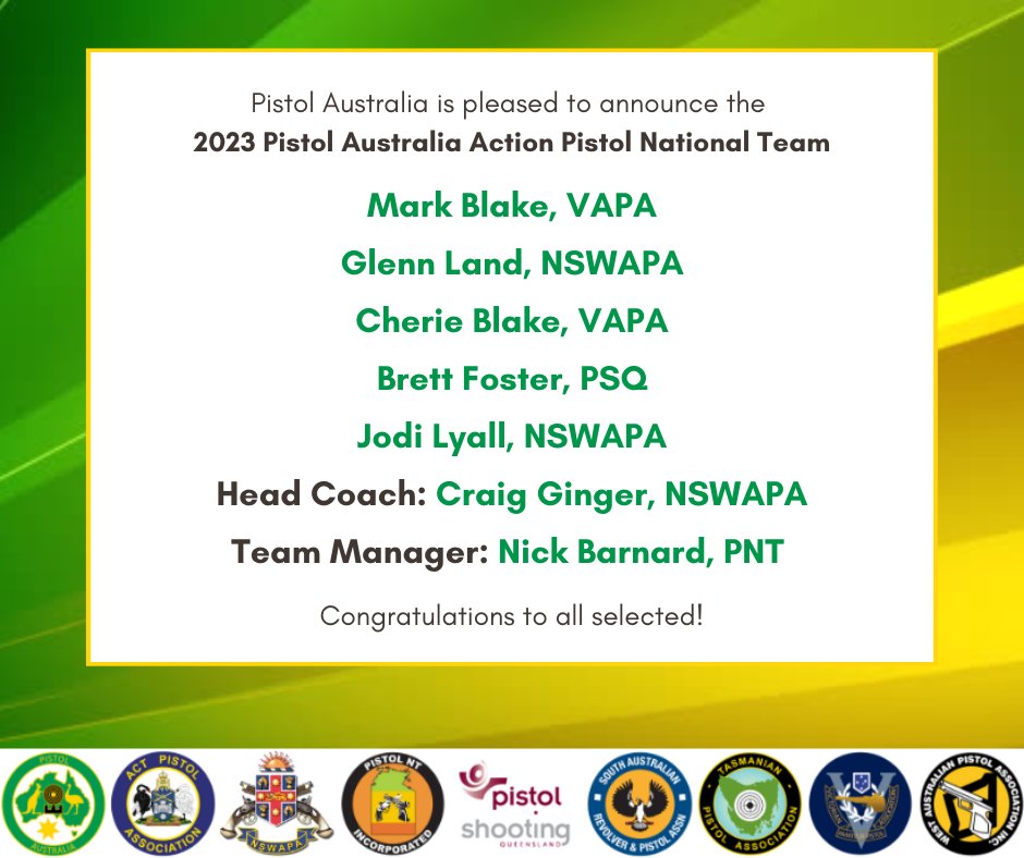 Pistol Australia on Twitter "Pistol Australia is pleased to announce