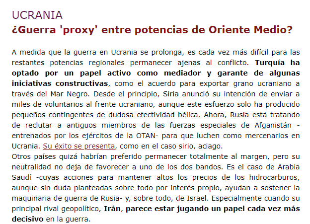 NarResearch's tweet photo. ⚠️🌐El #Desgranando de esta quincena ya está en tu buzón. Un análisis de la mejora en las encuestas de Erdogan en 🇹🇷, desvelamos la 'guerra proxy' en 🇺🇦 y abordamos las posibilidades de un liderazgo en las protestas de 🇮🇷. El mejor análisis en español del #MediterráneoOriental. https://t.co/5yx8tJ81Gd