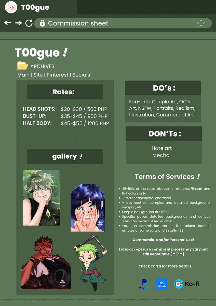 t00gue's tweet photo. COMMISSION OPEN

helloo, if ur looking for an artist to commission feel free to dm me! 

- for Personal / Commercial use
- #emotes , etc.
- also accepting rush commish!

check my carrd: https://t.co/nRZx7QCwLJ

likes n replies r appreciated

#commissionsopen #artph #twitchemotes https://t.co/RswkNNyRvt