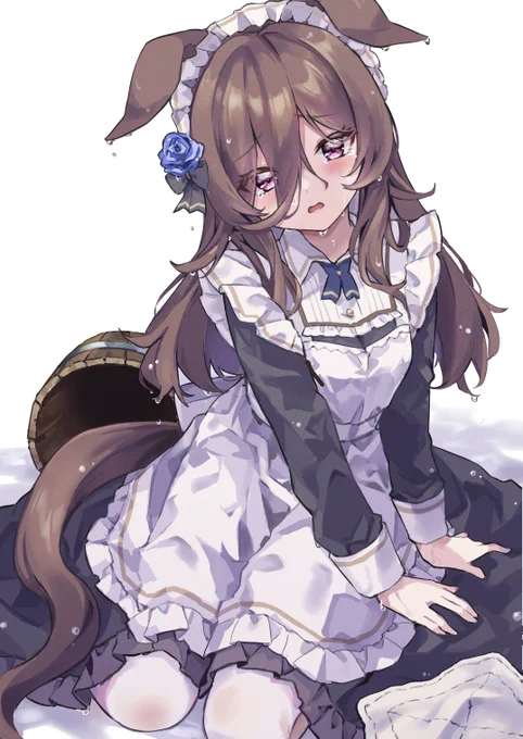 「うぅっ…こぼしちゃった…」#ウマ娘 